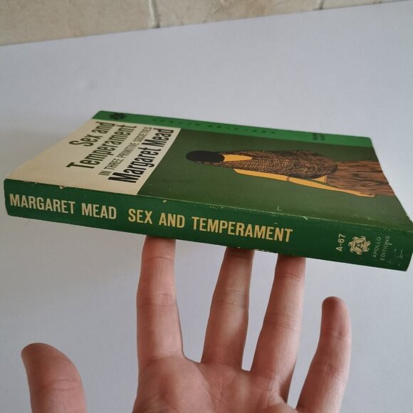 1963 Sex and Temperament by Margaret Mead Paperback Anthropology Study Ethnology - Picture 3 of 9